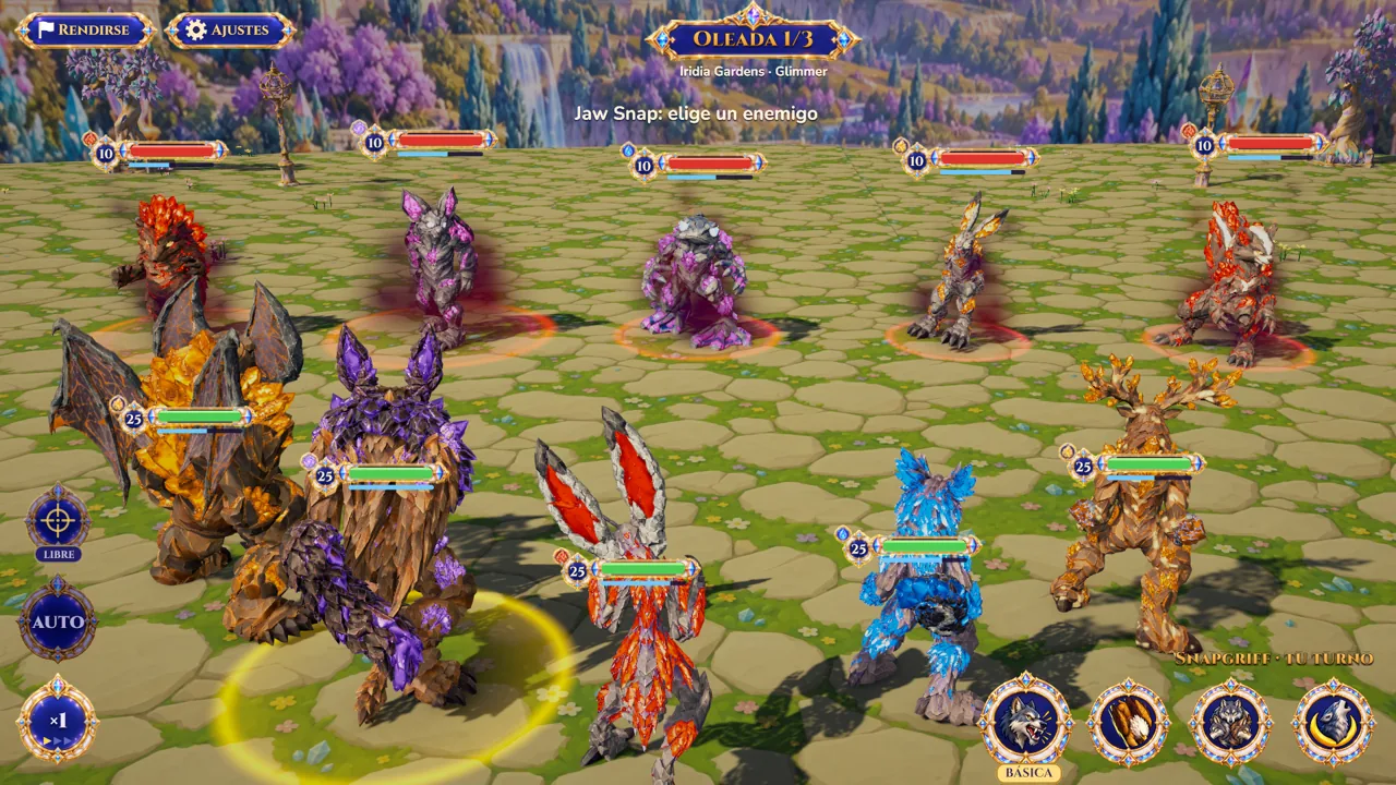 Un combate de cinco contra cinco
